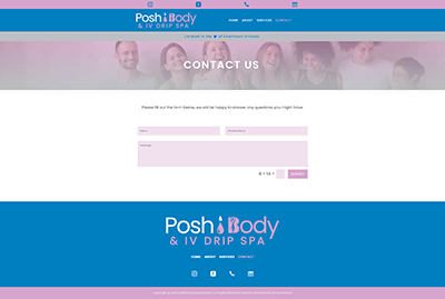 posh-body-iv-hydration-contact-page-design-sarah-abell-works-llc