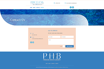 priceless-health-and-beauty-contact-web-design-sarah-abell-works-llc